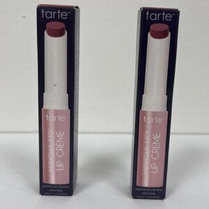 Lot of 2 ~ Tarte Maracuja Juicy Lip Creme SOFT ROSE Travel Size 0.045oz